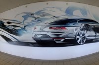 VW-Graffiti für SAS Zwickau