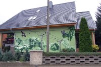 Schwalben-Graffiti, Biederitz 2012