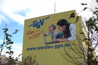Graffiti für Wohnungsbaugesellschaft, Werdau-Deutschland 2008